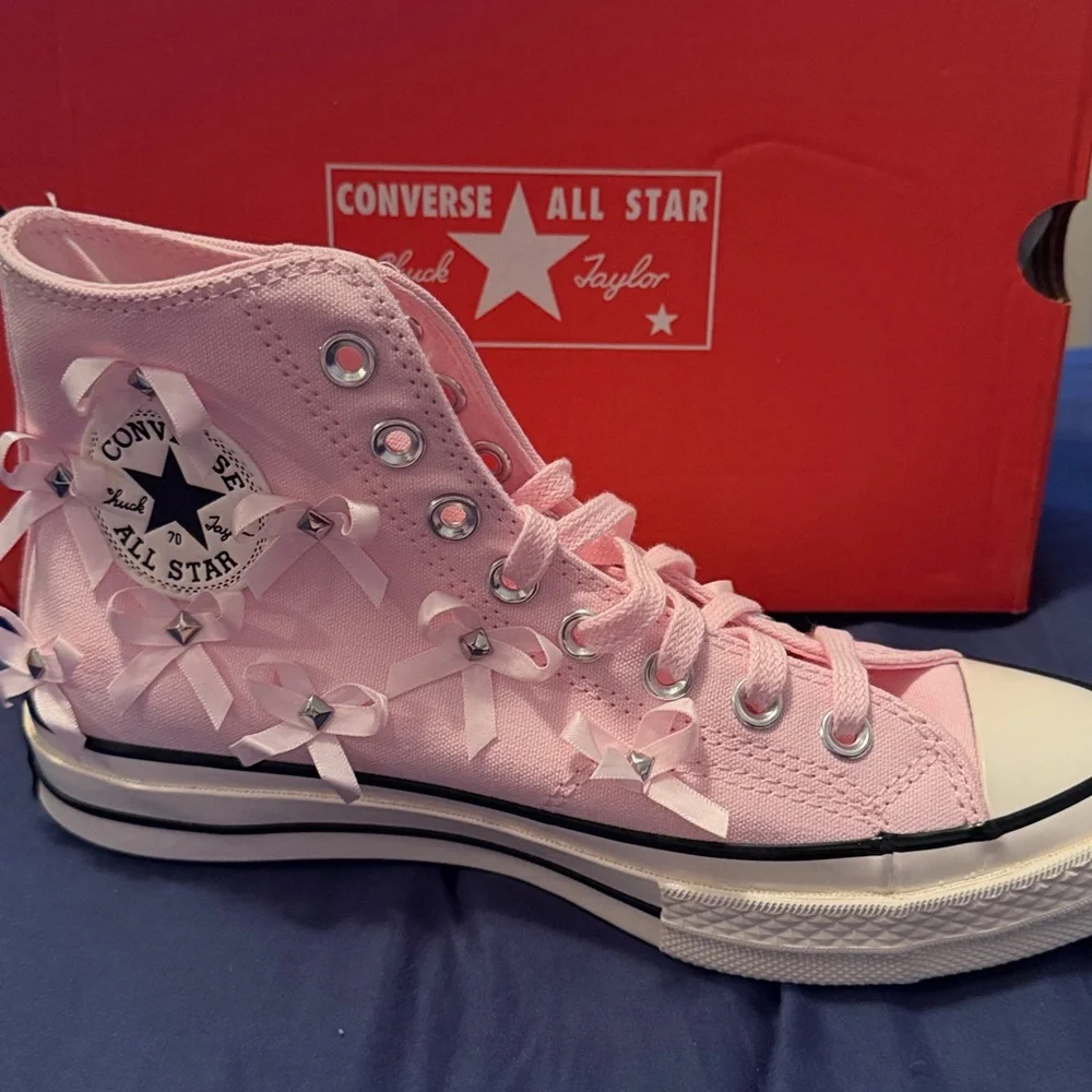 Chuck 70 Bows & Studs High-Top Sneakers ✨New✨ - Picture 2 of 7